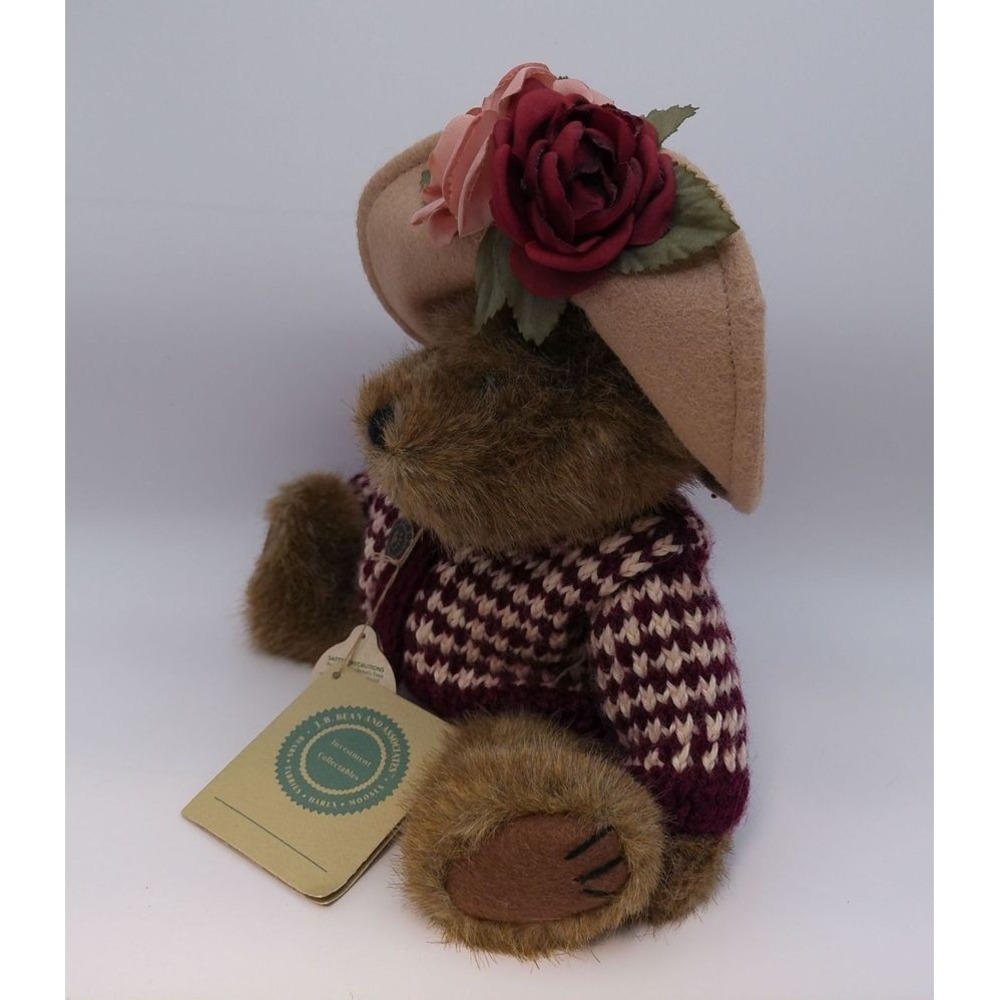 Boyds Bears Plush Sally Quignappel Jointed Retired Best Dressed Bear - Picture 2 of 8